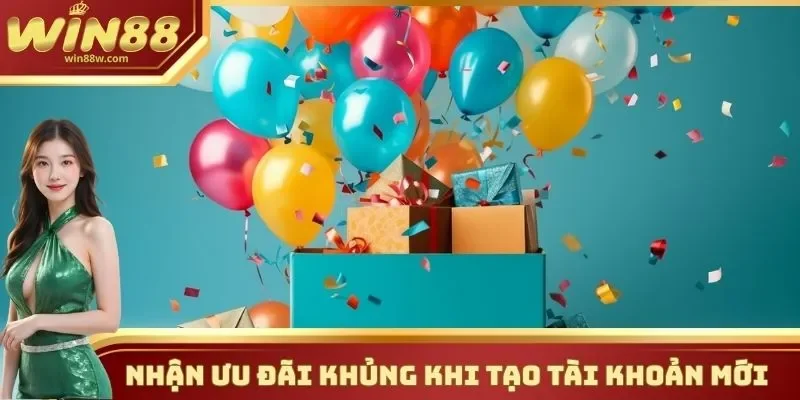 Nhận ưu đãi khủng khi tạo tài khoản mới